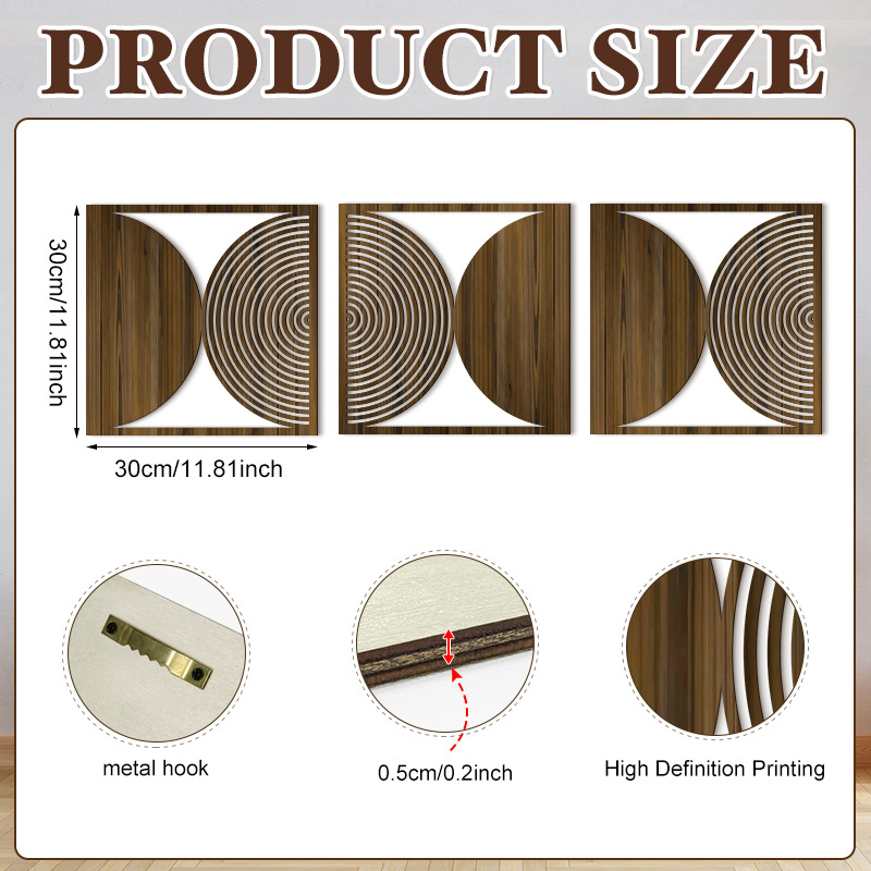 Household Wooden Craft Wall Decoration - Image 81