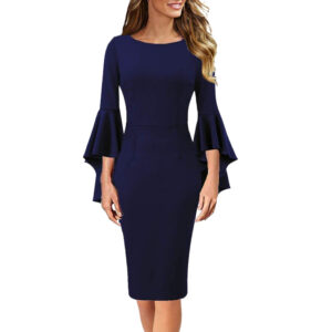 Womens Sexy Slim-Fit Bodycon Casual Dress