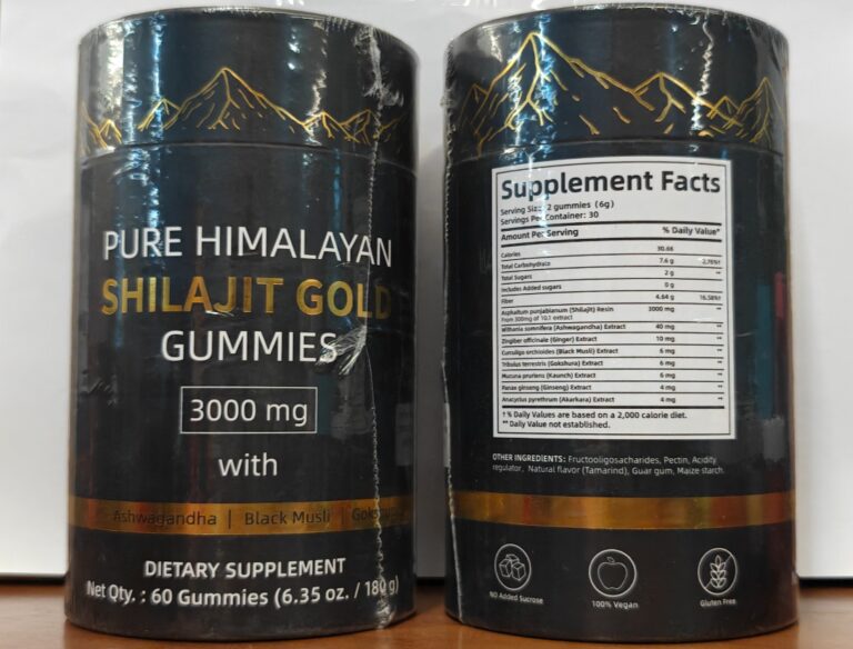 Pure Himalayan Shilajit Gold Gummies