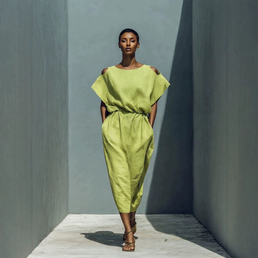 Womens Batwing Sleeve Off-Shoulder Elastic Waist Dress