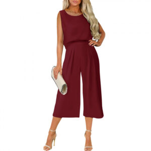 Summer Sleeveless Tank Top Women's Two-Piece Set