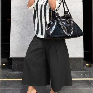 Fashionable Casual Camouflage Workwear-style Loose Wide-leg Pants