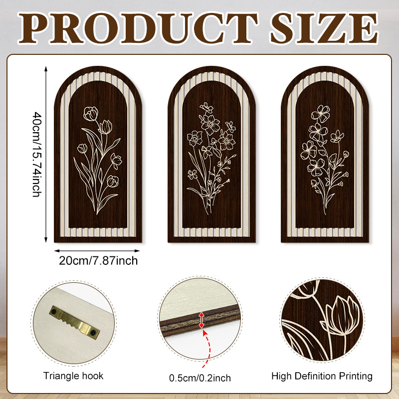 Household Wooden Craft Wall Decoration - Image 61