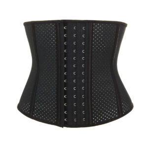 Short Latex Perforated Postpartum Slimming And Shaping Exercise Waist Trainer