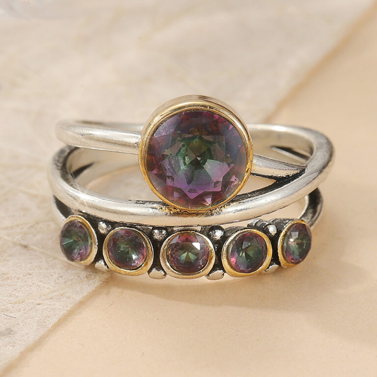 Chen Yue Cross-Border Man-Made Zirconia Ring