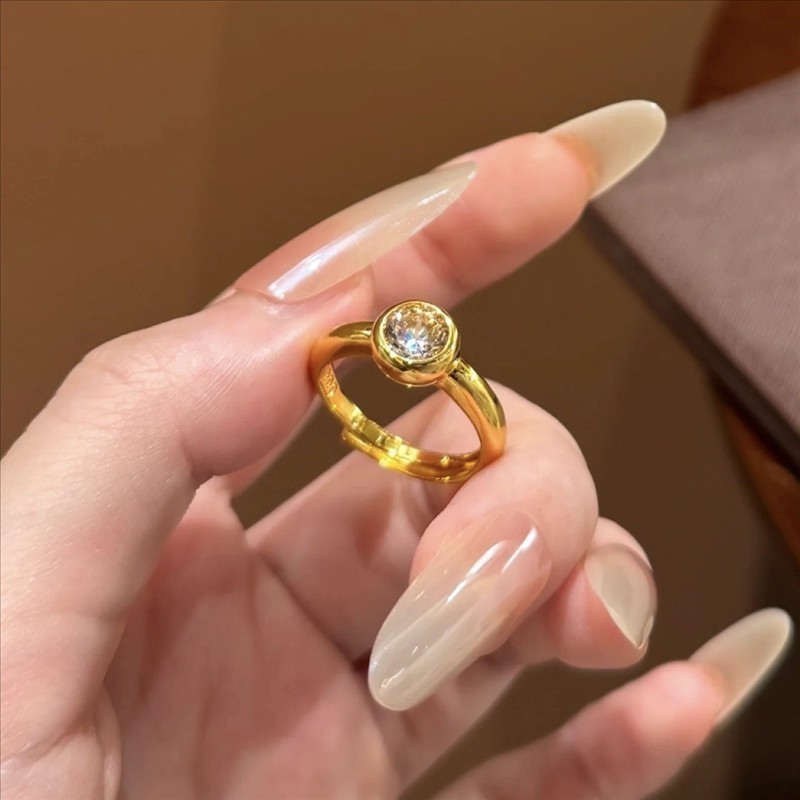 Solitaire Bubble Diamond Ring For Women
