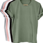 Cross-border European Sizing European Style Pure Cotton T-shirt