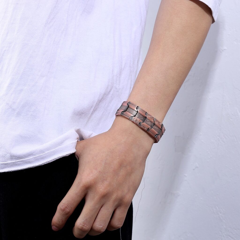 Magnetic Stone Bracelet Negative Ion Energy Mens Bracelet