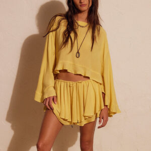 Relaxed-fit Vacation Set Casual Two-piece