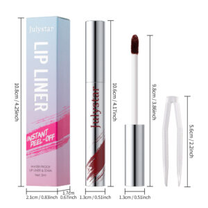 Long Lasting Peel Off Lip Liner, Matte Liquid Lip Stain Pencil, Waterproof And Smudge Proof Lip Plumper, Easy To Apply Lip Tattoo Makeup For Women, Natural Looking Fuller Lips Beauty Cosmetic