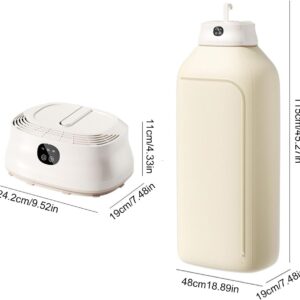 Portable Clothes Dryer Electric Mini Drying Machine With Timer And Dry Bag, Compact Laundry Dryer For Socks Underwear Baby Clothes Travel Hotel