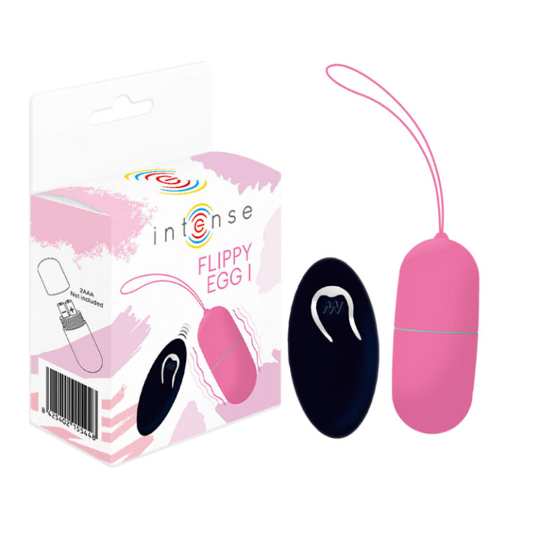 INTENSE – FLIPPY I VIBRATING EGG WITH REMOTE CONTROL PINK