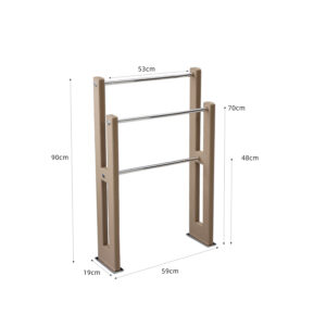Simple Nordic-style Floor-standing Towel Rack