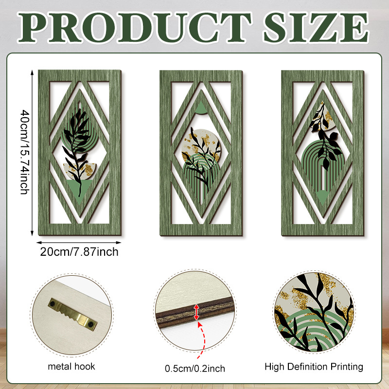 Household Wooden Craft Wall Decoration - Image 59