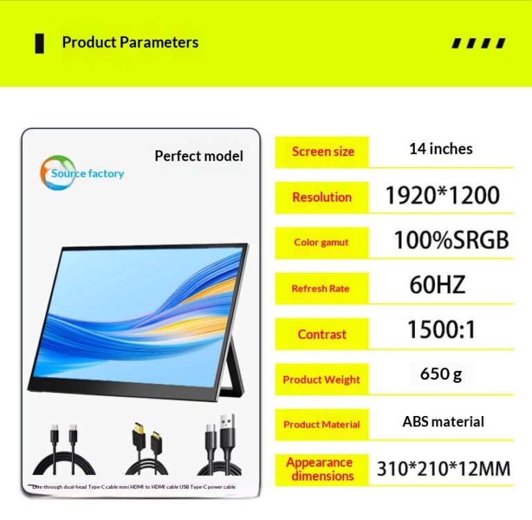 Portable Monitor Extends Your Laptop With A Convenient Secondary Display