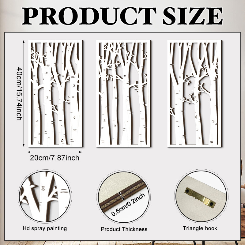 Household Wooden Craft Wall Decoration - Image 17