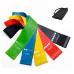 Resistance Bands Loop Set Of 5 Exercise Strength Workout Fitness Yoga Booty Band Training