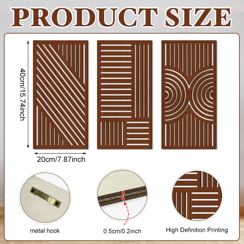 Household Wooden Craft Wall Decoration - Image 80