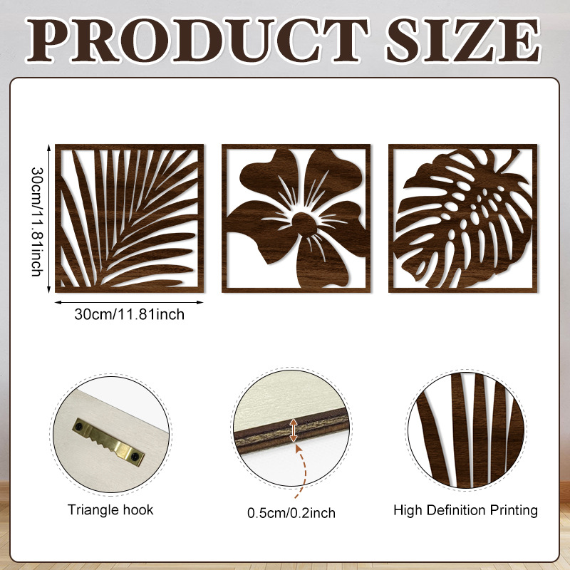 Household Wooden Craft Wall Decoration - Image 13