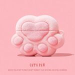 Bluetooth Flocked Cartoon Earphone Case