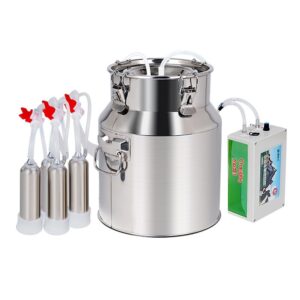 Cow And Sheep Milking Machine 10-liter Pulsating Vacuum Milker