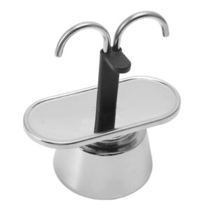 Double Head Coffee Pot 1 0 0ml Stainless Steel DIY Double Head Stovetop Italian Coffee Maker Pot For Home Cafe