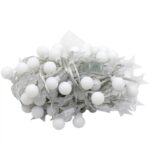 Solar Powered LED String Lights - Waterproof Bubble Globe Lights for Outdoor Decoration and Camping Ambient Lighting