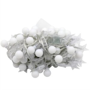 Solar Powered LED String Lights – Waterproof Bubble Globe Lights for Outdoor Decoration and Camping Ambient Lighting