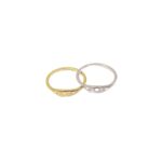 Fashionable European And American Minimalist Textured Ring