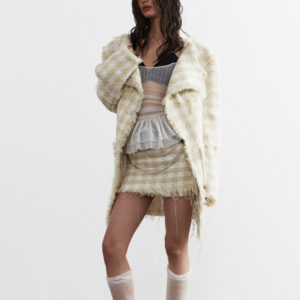 Fairy-style Chanel-inspired Ultra-short Chain-strap Skirt