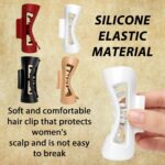 4Pcs Cloud Claw Clips, Soft & Flexible Cozy Claw Clip, Flexible Claw Clip, Ponytail Hairpins For Thick Or Fine Hair, Beauty Accessory For Women