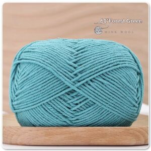 4-ply Combed Milk Cotton Yarn Ball For Dolls Blankets And Hair Clips Suitable For Crochet