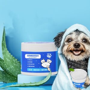Pet Eye Wipes For Removing Tear Stains Cleansing Wet Tissues