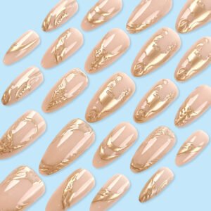 Three-dimensional Gold-plated Nail Art Stickers For Women