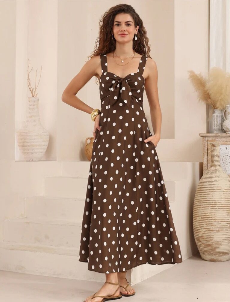 New Polka-dot Slim-fit Elegant Vintage French-style Dress