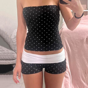 Shorts Two-Piece Set Chic Slimming Casual Sportswear Suit