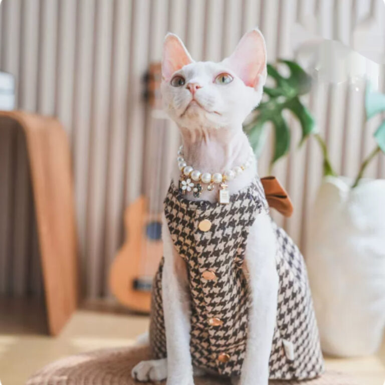 Hairless Cat Devon Cat Kitten Clothes Dress