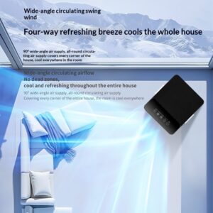 Portable Mini Cooling Fan With Oscillating Blades