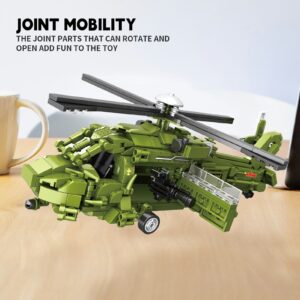 Helicopter Building Blocks Set 791 Pcs Airplane Building Bricks Construction Set For Kids
