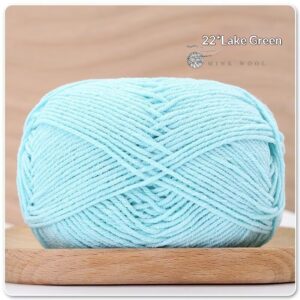 4-ply Combed Milk Cotton Yarn Ball For Dolls Blankets And Hair Clips Suitable For Crochet