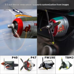P47 Fighter Plane Model Car Air Freshener For Vent Outlet