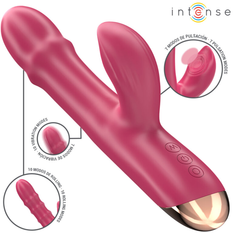PRETTY LOVE – LIAM RABBIT VIBRATOR G SPOT STIMULATOR PURPLE