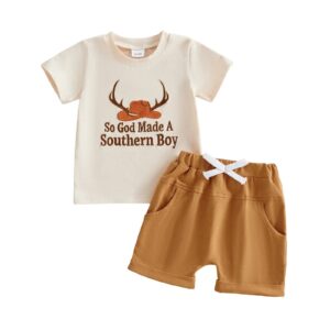 Casual Retro-pattern Embroidered Childrens Set
