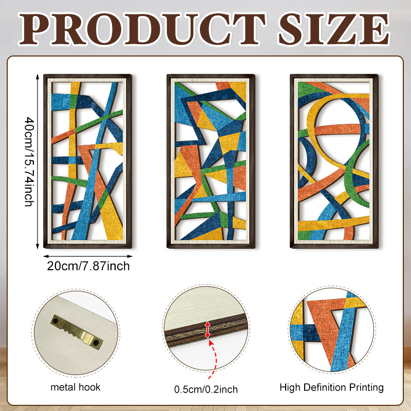 Household Wooden Craft Wall Decoration - Image 41