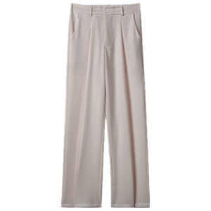 Black Versatile Straight-leg Casual Mens Trousers