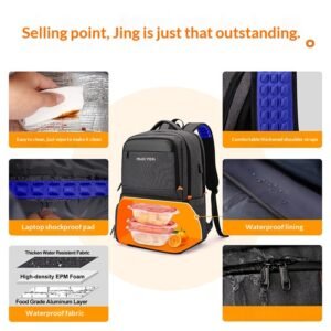 New Womens Splash-Proof Insulated Backpack