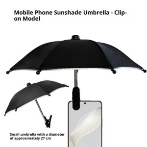 Phone Holder Umbrella Clip Outdoor Umbrella Phone Mount