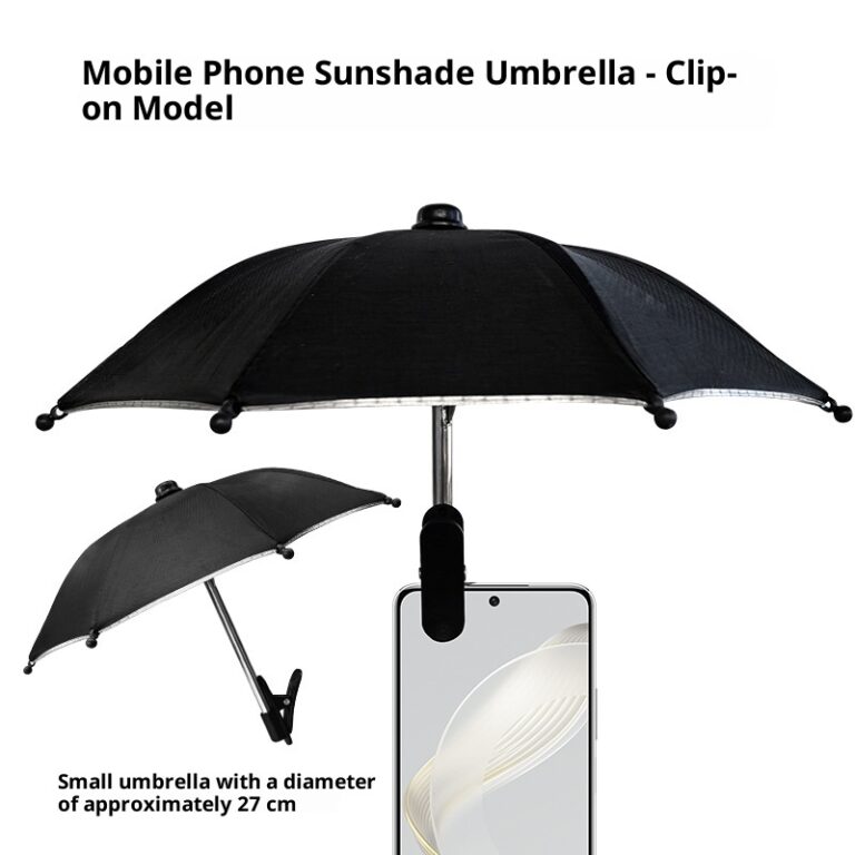 Phone Holder Umbrella Clip Outdoor Umbrella Phone Mount