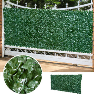 Künstlicher Hecken Sichtschutz, UV Geschützt Sichtschutz, Grün Balkon Sichtschutz, Zaun Sichtschutzgitter Mit Blättern, Hecken Zaun, WandKünstliche 300 X150 Cm Für Garten Hochzeit