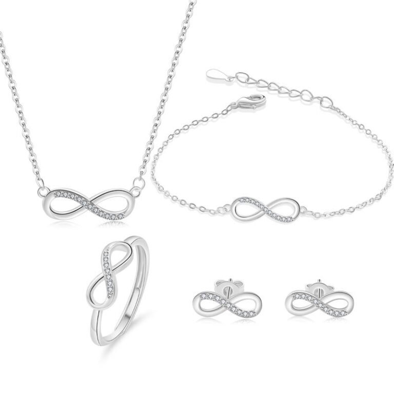 Simple And Minimalist Strip Bracelet Ring And Earrings